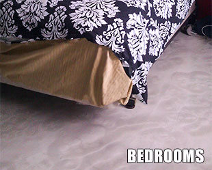 Bedrooms Metallic Floor Coating Example