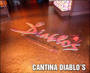 Cantina Diablos’s Pure Metallic Floor Example