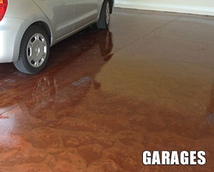 Garage Floor Pure Metallic Floor Coating Example
